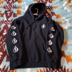 Volcom X GIRL skateboards hoodie